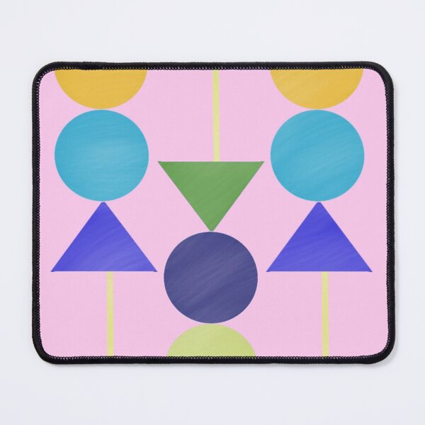 Item preview, Abstract Geometric Shape Composition in Bold Colors designed and sold by Beautiful art store.