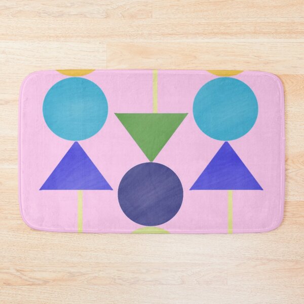 Item preview, Abstract Geometric Shape Composition in Bold Colors designed and sold by Beautiful art store.