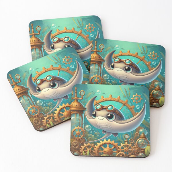 Item preview, Steampunk Manta Ray designed and sold by Sillytoe.