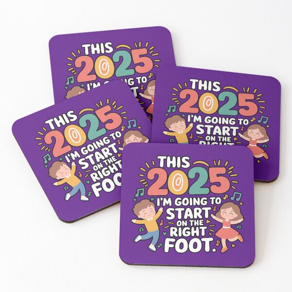 Item preview, Cheerful 2025 Graphic with Dancing Characters – Whimsical and Colorful New Year Design designed and sold by marvinismyname.