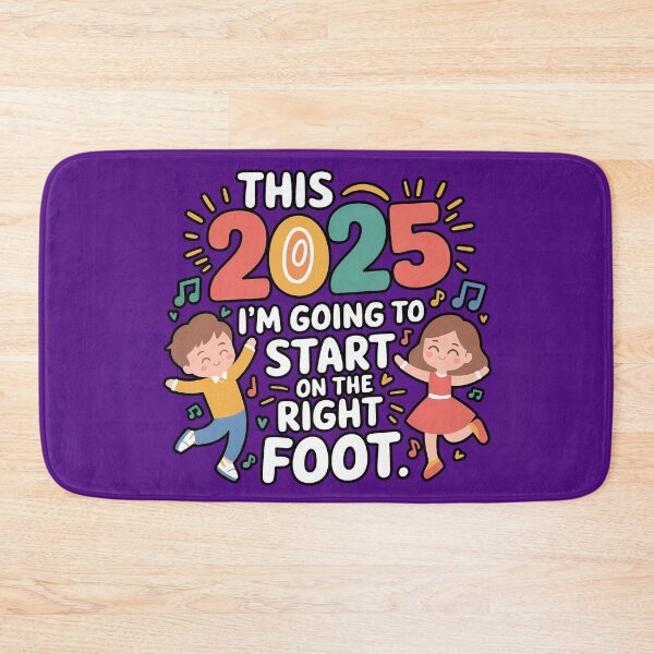 Item preview, Cheerful 2025 Graphic with Dancing Characters – Whimsical and Colorful New Year Design designed and sold by marvinismyname.