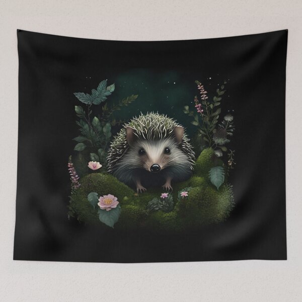 Item preview, Enchanted forest hedgehog  designed and sold by VioletSky-Arts.