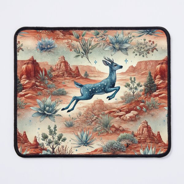 Item preview, Blue Deer Leaps designed and sold by Flower Songs.