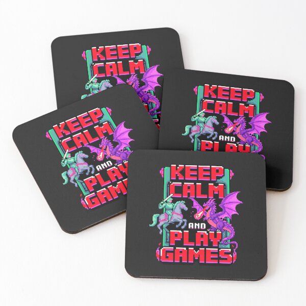 Item preview, Keep Calm And Play Games Gaming Quote designed and sold by TheArtOfPat.