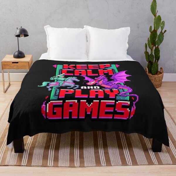 Item preview, Keep Calm And Play Games Gaming Quote designed and sold by TheArtOfPat.