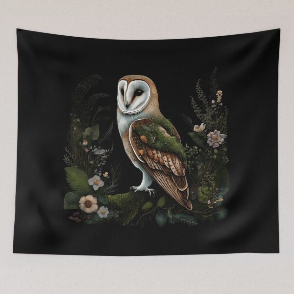 Item preview, Enchanted forest owl designed and sold by VioletSky-Arts.