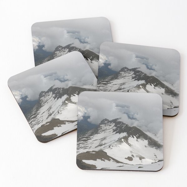 Item preview, Swiss mountaintop ridgeline summer snow designed and sold by SparkMartet.