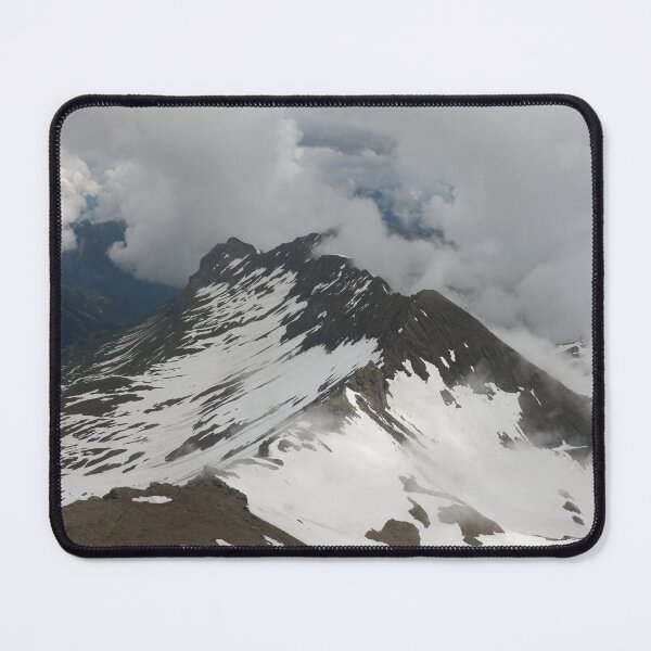 Item preview, Swiss mountaintop ridgeline summer snow designed and sold by SparkMartet.