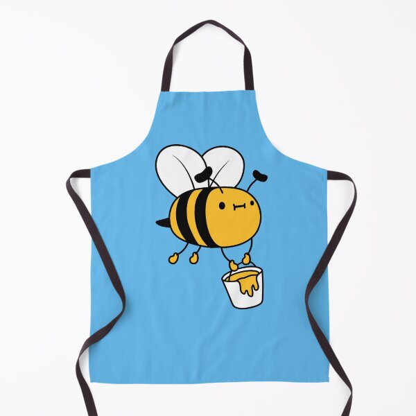 Item preview, Fat flying bumblebee bee carrying a honey bucket designed and sold by shirt-o-mat.