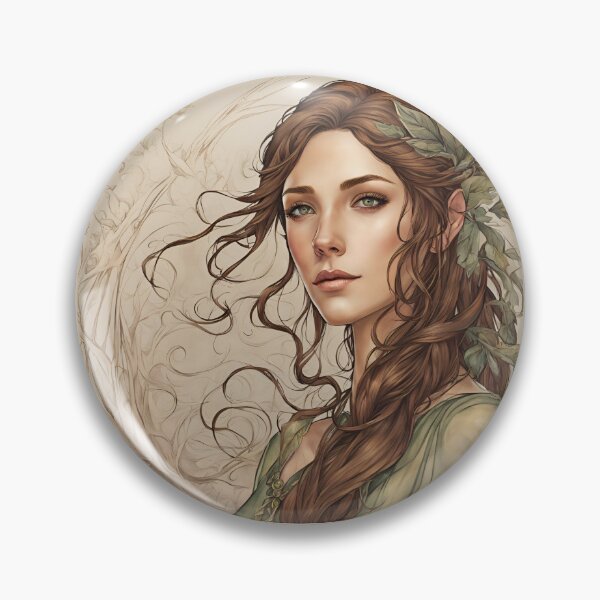 Item preview, Warm Braun Elf, Elf girl, Girl, Anime, fantasy, astarion girl, magic, designed and sold by GOLDENGARDENART.