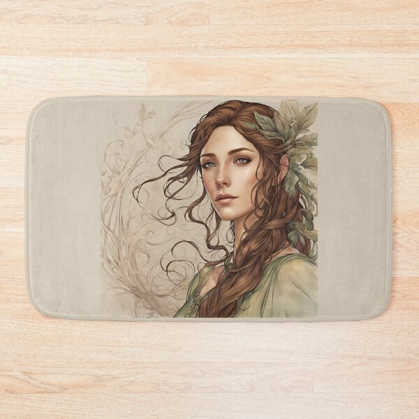 Item preview, Warm Braun Elf, Elf girl, Girl, Anime, fantasy, astarion girl, magic, designed and sold by GOLDENGARDENART.