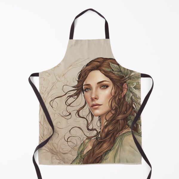 Item preview, Warm Braun Elf, Elf girl, Girl, Anime, fantasy, astarion girl, magic, designed and sold by GOLDENGARDENART.