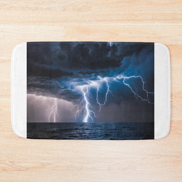 Item preview, Uderzenie pioruna nad oceanem designed and sold by Tomster104.