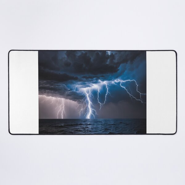 Item preview, Uderzenie pioruna nad oceanem designed and sold by Tomster104.