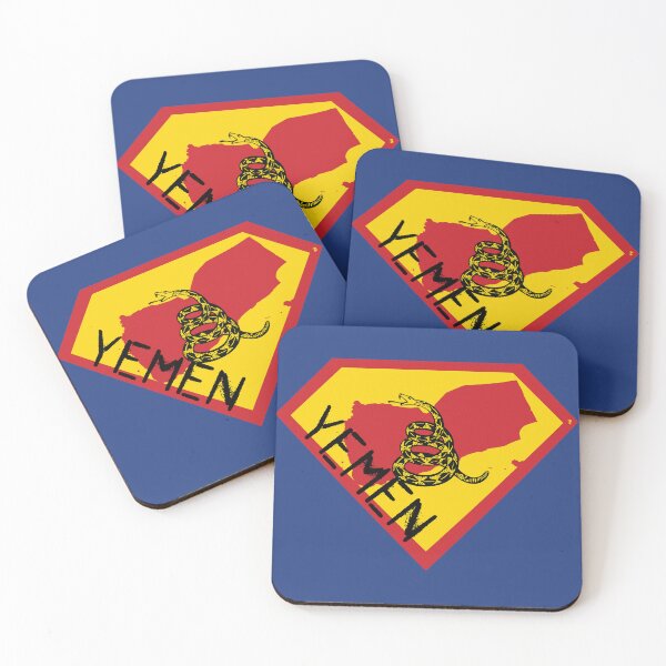 Item preview, YEMEN Spell Out - Freedom Is The Superpower - Gadsden Snake Flag - Dont Tread On Me SUPERHERO design designed and sold by pelagio.