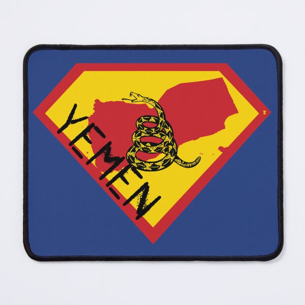 Item preview, YEMEN Spell Out - Freedom Is The Superpower - Gadsden Snake Flag - Dont Tread On Me SUPERHERO design designed and sold by pelagio.