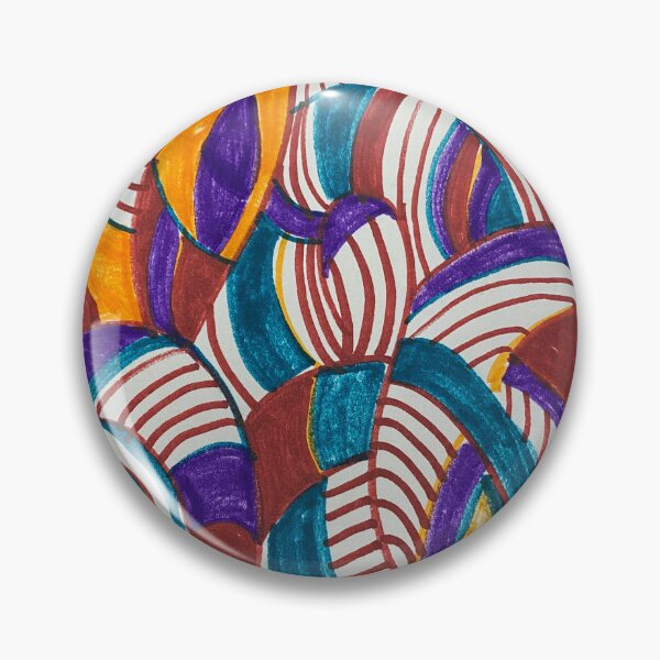 Item preview, Abstract in blue’s, orange and red designed and sold by InSightByGail.
