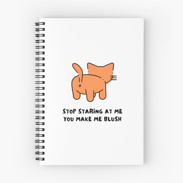 Item preview, Stop Staring at Me, You Make Me Blush designed and sold by illustrarts-.