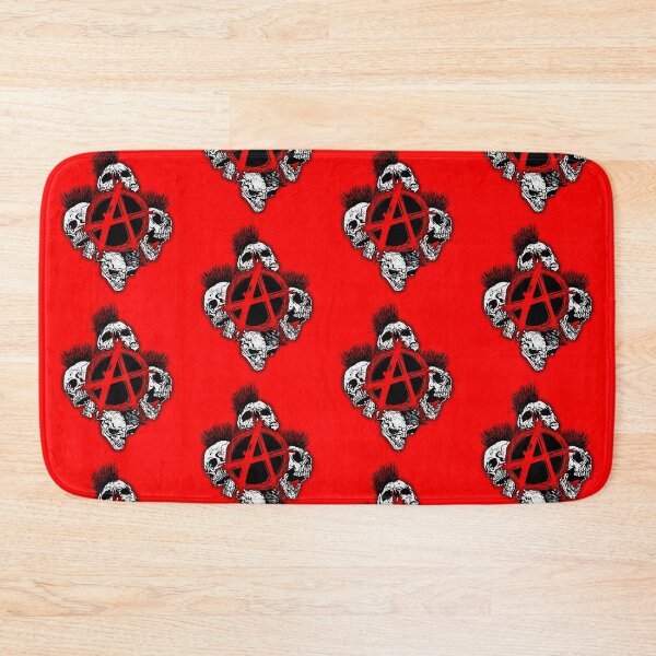 Item preview, Anarchy Skull with Mohawk - Print designed and sold by Earth Nature Creations.