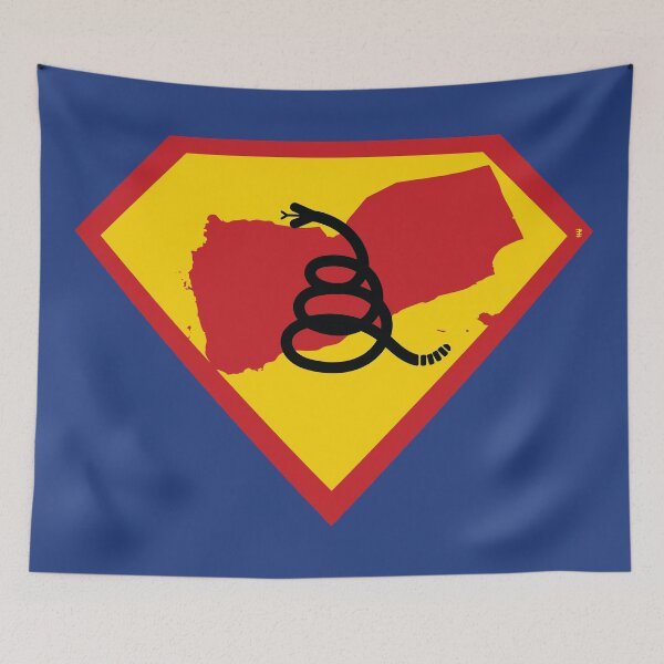 Item preview, YEMEN - Freedom Is The Superpower - Modern Gadsden Snake Flag - Dont Tread On Me SUPERHERO design designed and sold by pelagio.