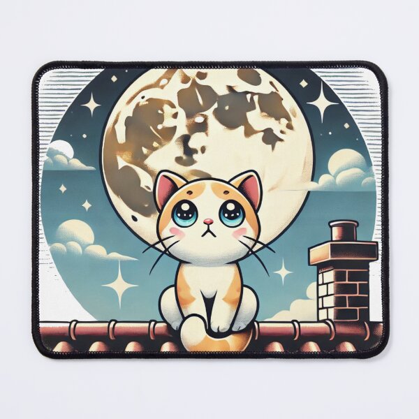 Item preview, Nostalgic kitten looking at the sky. designed and sold by JonelleTshirts.