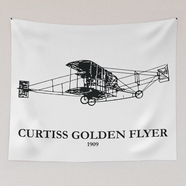 Item preview, Curtiss Golden Flyer 1909 Aircraft designed and sold by Lakeric Cityscapes.
