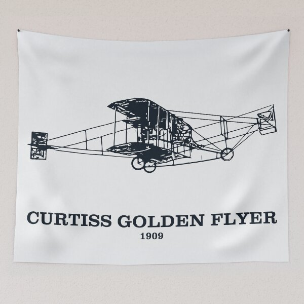 Item preview, Curtiss Golden Flyer 1909 Aircraft designed and sold by Lakeric Cityscapes.
