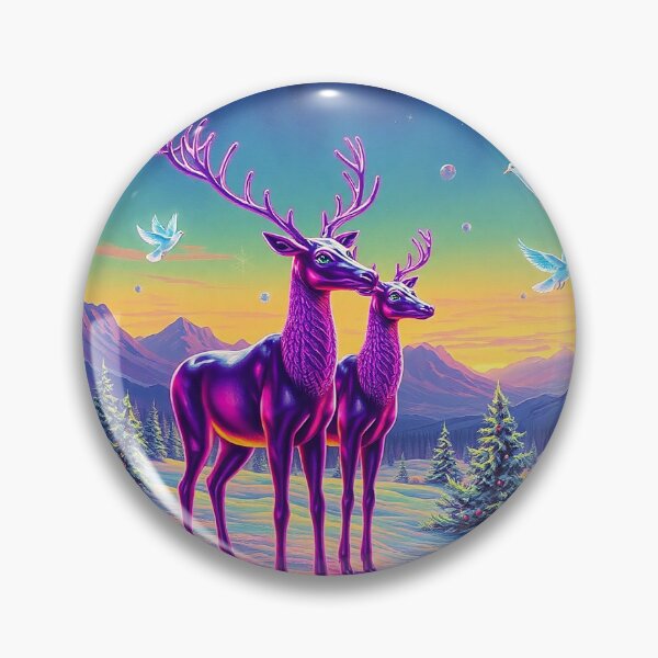 Item preview, Neon Reindeer designed and sold by Pebbledrops.