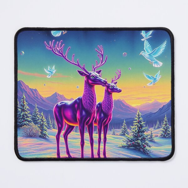 Item preview, Neon Reindeer designed and sold by Pebbledrops.