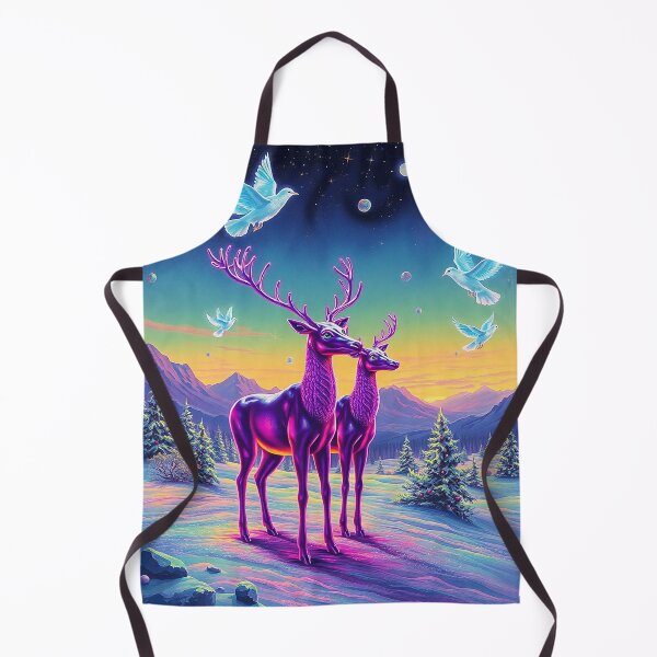 Item preview, Neon Reindeer designed and sold by Pebbledrops.