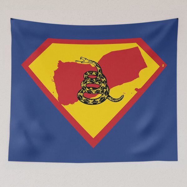 Item preview, YEMEN - Freedom Is The Superpower - Gadsden Snake Flag - Dont Tread On Me SUPERHERO design designed and sold by pelagio.