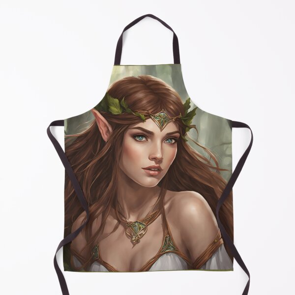 Item preview, Pretty Braun Elf, Elf girl, Girl, Anime, fantasy, astarion girl, designed and sold by GOLDENGARDENART.