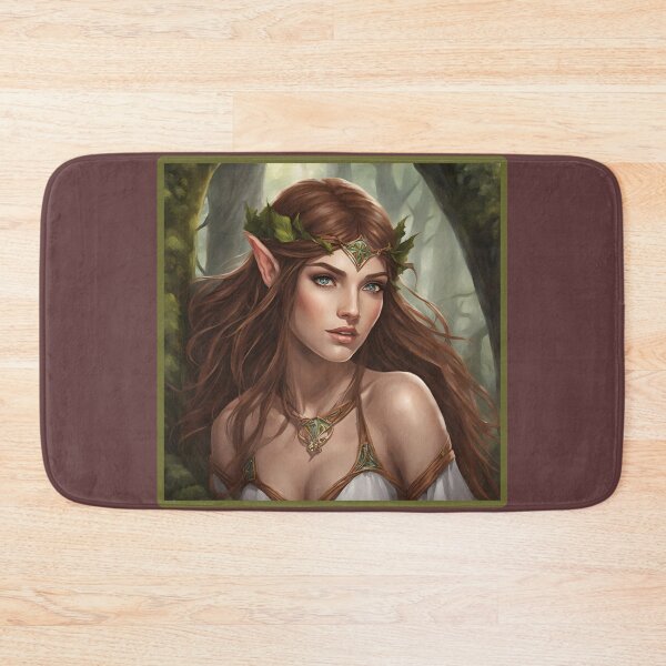Item preview, Pretty Braun Elf, Elf girl, Girl, Anime, fantasy, astarion girl,  designed and sold by GOLDENGARDENART.