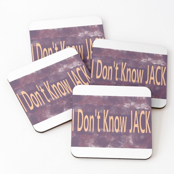 Item preview, I Don't Know JACK designed and sold by La-Chula-Chola.