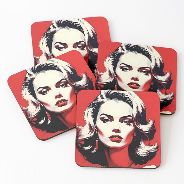 Item preview, Retro super model illustration #2 designed and sold by Domo-Design.