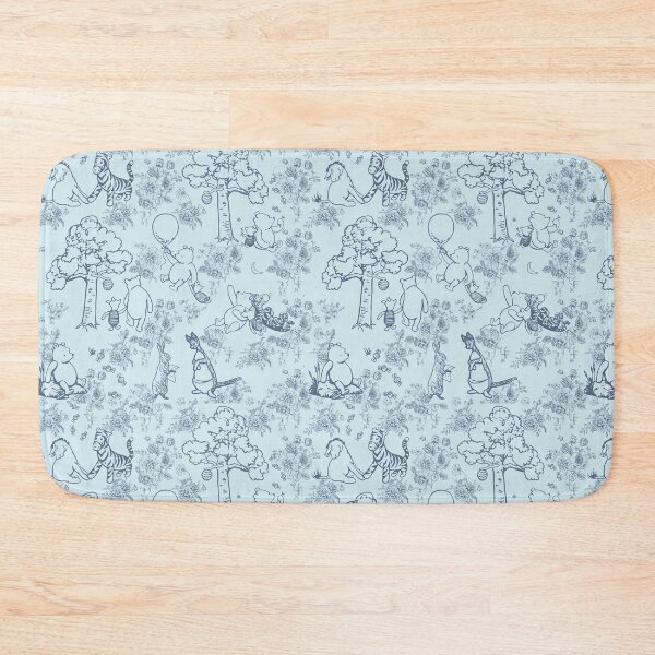 Item preview, Pooh Bear Toile Pattern - Blue designed and sold by JuiceBoxDesign.