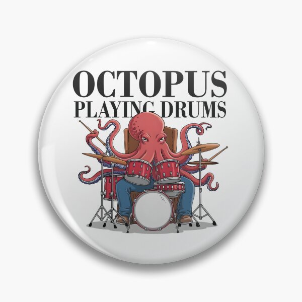 Artikelvorschau, Oktopus spielt Schlagzeug entworfen und verkauft von criticalzon.
