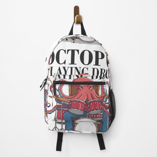 Item preview, Octopus Playing Drums designed and sold by criticalzon.