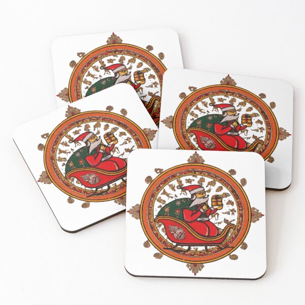 Item preview, Christmas Santa Claus in Sleigh , Unique Holiday Graphic , Festive Xmas Gift, Merry Christmas , Holiday designed and sold by Indyadizine.