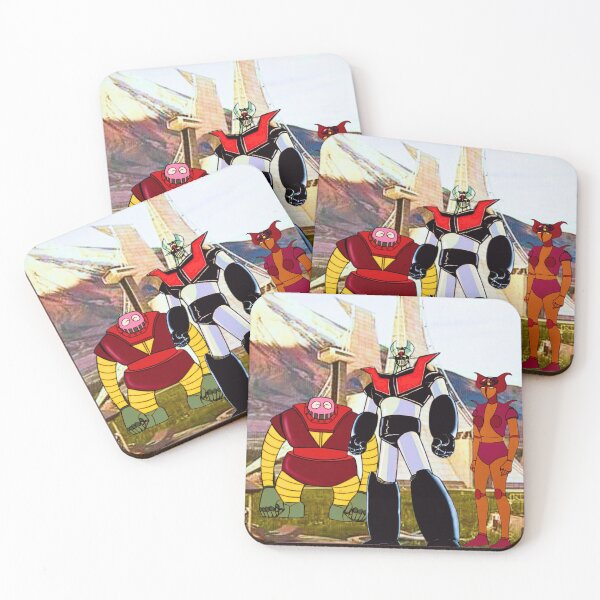 Item preview, Mazinger, Boss and Aphrodite in landscape designed and sold by RetroanimeMG.