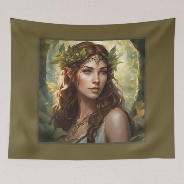 Item preview, Elfy, Elf girl, Girl, Anime, fantasy, astarion girl,  designed and sold by GOLDENGARDENART.