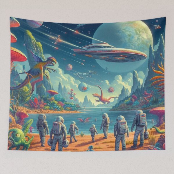 Item preview, Astronaut Adventure on Another Planet designed and sold by WyckedLynn.