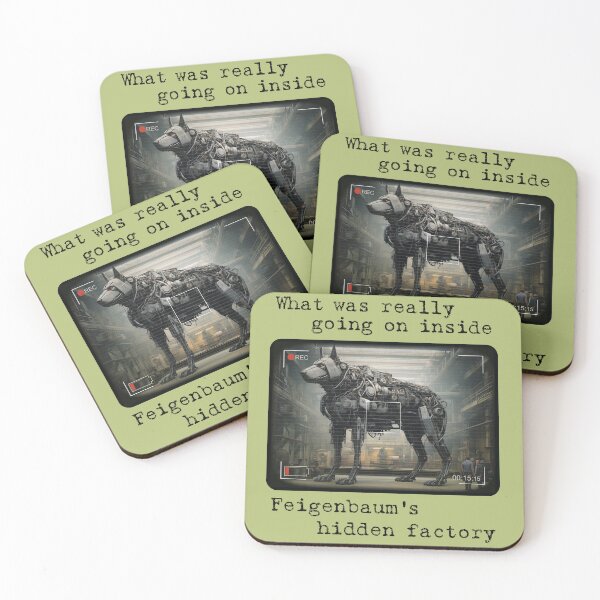 Item preview, Hidden Factory Evil Robot Dog (black) designed and sold by QICuriosities.