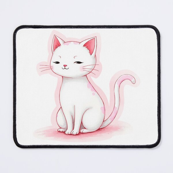 Item preview, Pink and white kitten designed and sold by Cute-adorable.