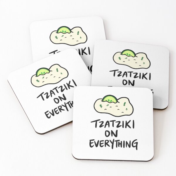 Item preview, Tzatziki (Sauce) on Everything, Greek Food Lover, Tzatziki Sauce with Dill and Cucumber designed and sold by bonniemamadraws.