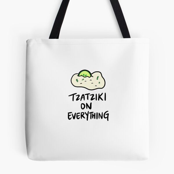 Item preview, Tzatziki (Sauce) on Everything, Greek Food Lover, Tzatziki Sauce with Dill and Cucumber designed and sold by bonniemamadraws.