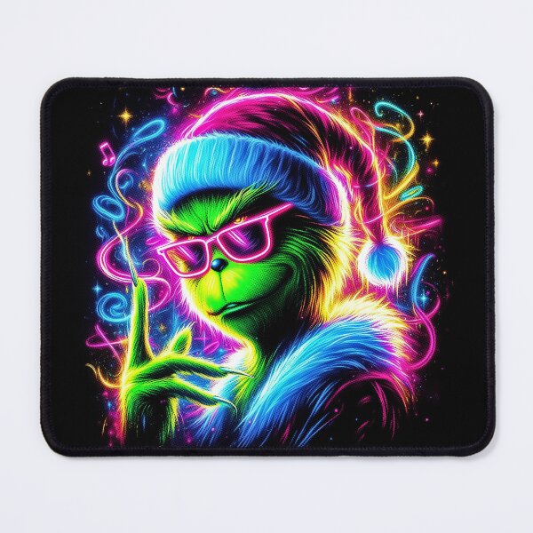 Item preview, Festive Neon Grinch Vibes designed and sold by entinta2.