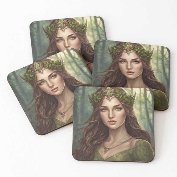 Item preview, Brown Elfy, Elf girl, Girl, Anime, fantasy, astarion girl,  designed and sold by GOLDENGARDENART.