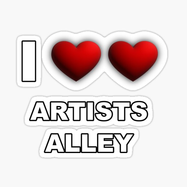 Item preview, I heart heart Artists Alley designed and sold by ZepoPublishing.