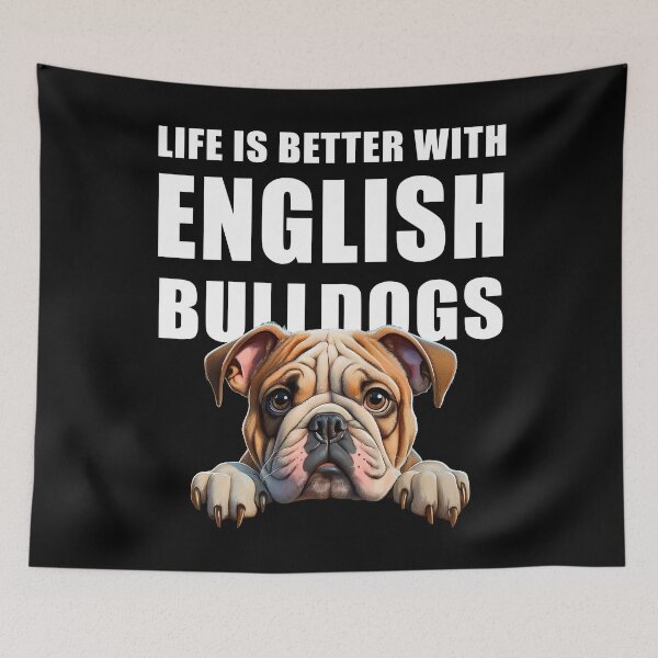 Item preview, Life Is Better With English Bulldogs designed and sold by Leo Hill.